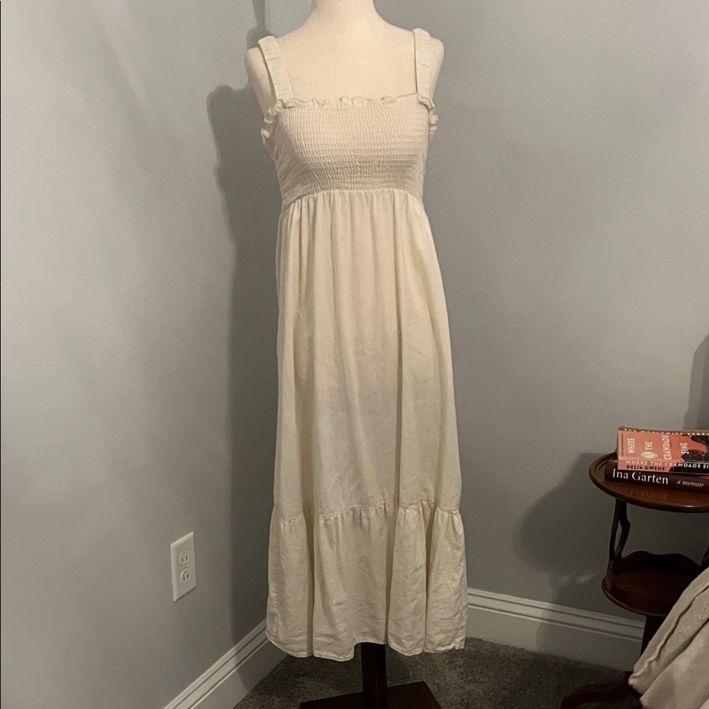 Urban Renewal Cream Midi Dress